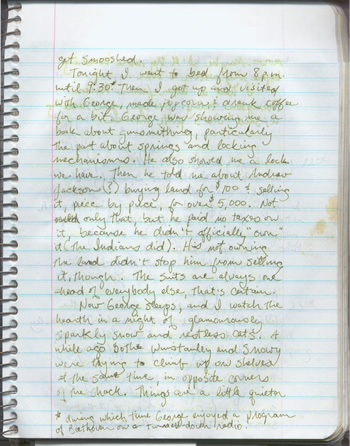 photo of one of Molly's journal pages